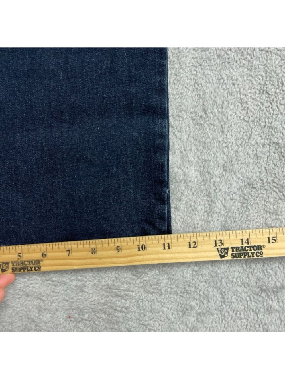 NWT Well Worn Women's 4/27 Wide Leg High Rise Dark Blue Jeans B0733 - Picture 7 of 12